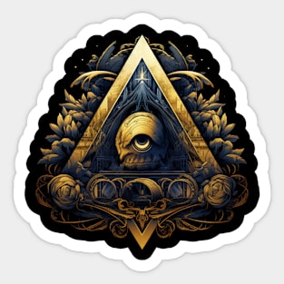 All Seeing Eye Design Sticker